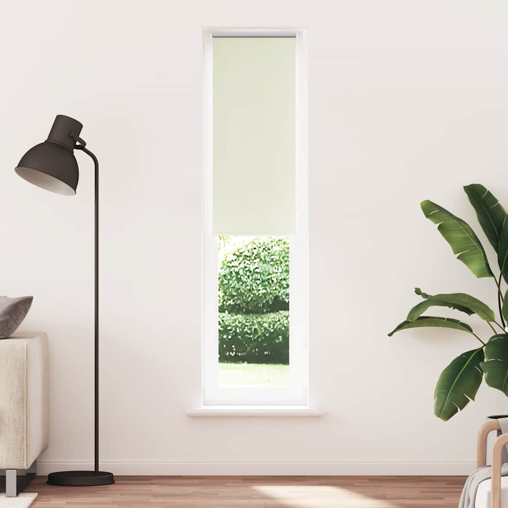 Tenda a rullo oscurante Vidaxx 60x230 cm larghezza tessuto bianco sporco