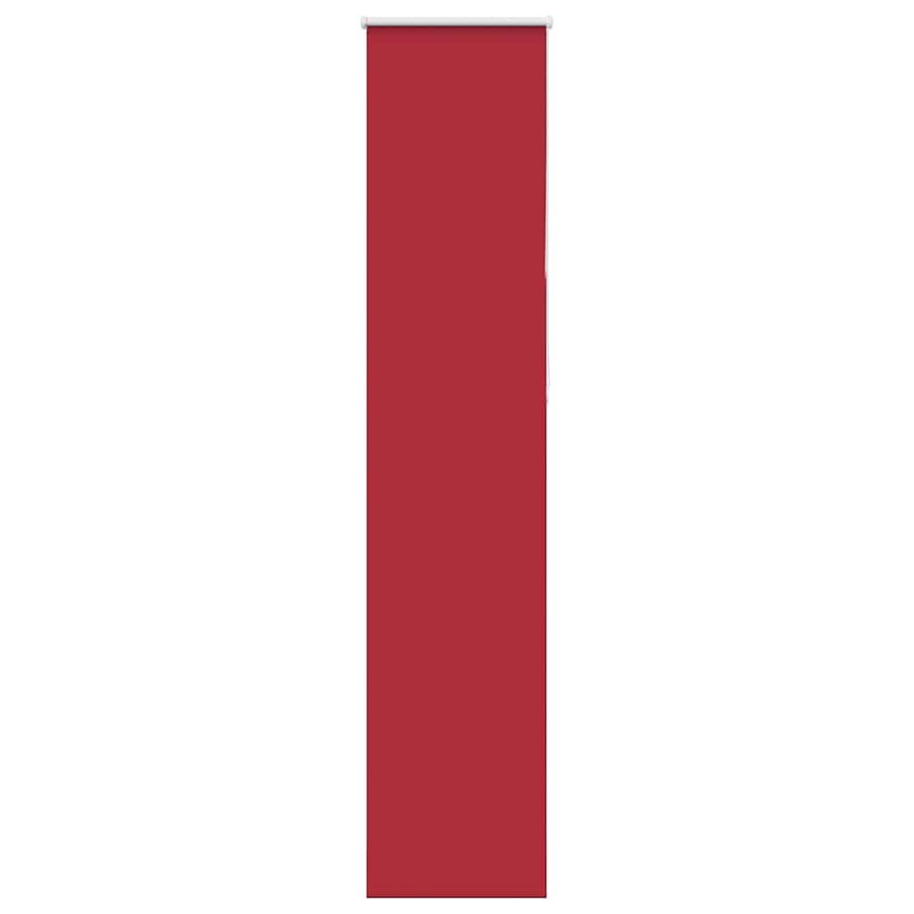 VidaXL estor enrollable 40x230 cm tela opaca tela roja ancho 35,7cm