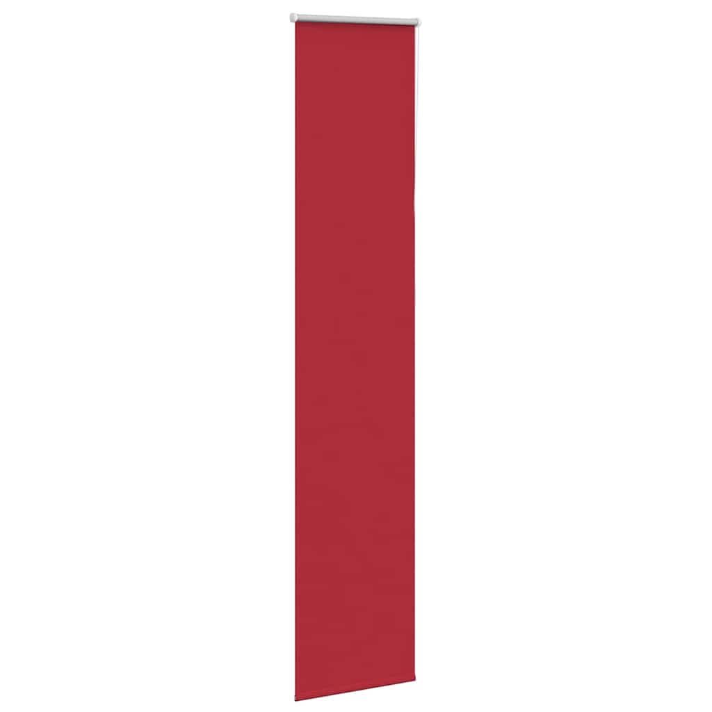 VidaXL estor enrollable 40x230 cm tela opaca tela roja ancho 35,7cm