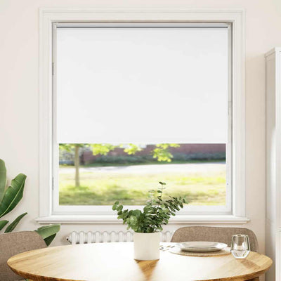 Tenda a rullo oscurante Vidaxx 115x130 cm larghezza tessuto 110,7 cm bianco