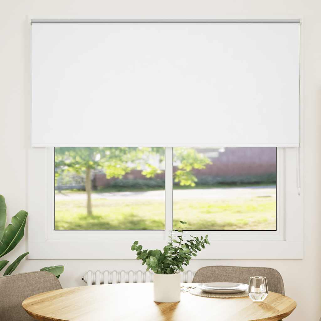 Tenda a rullo oscurante Vidaxx 165x130 cm larghezza tessuto 161,6 cm bianco