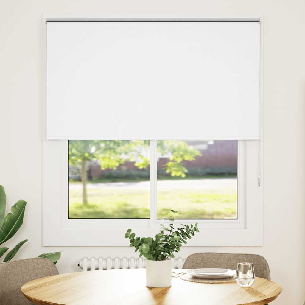Tenda a rullo oscurante Vidaxx 135x150 cm larghezza tessuto 131,6 cm bianco