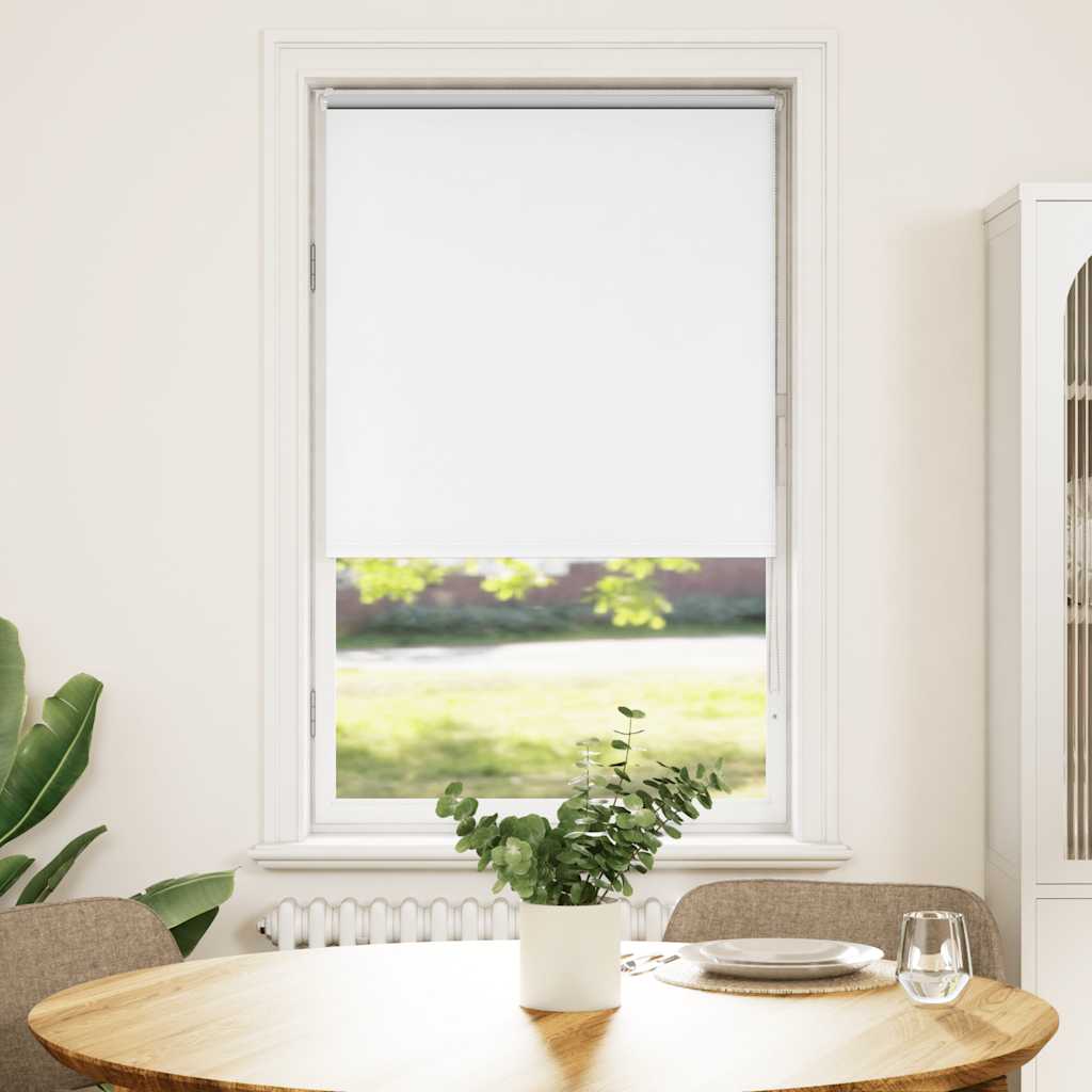 Vidaxx estor enrollable opaco blanco 85x175cm tela ancho 80,7 cm