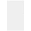 Vidaxx estor enrollable opaco 120x210 cm ancho de tela 116,6 cm blanco