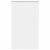 Vidaxx estor enrollable opaco 130x230 cm ancho de tela 126,6 cm blanco