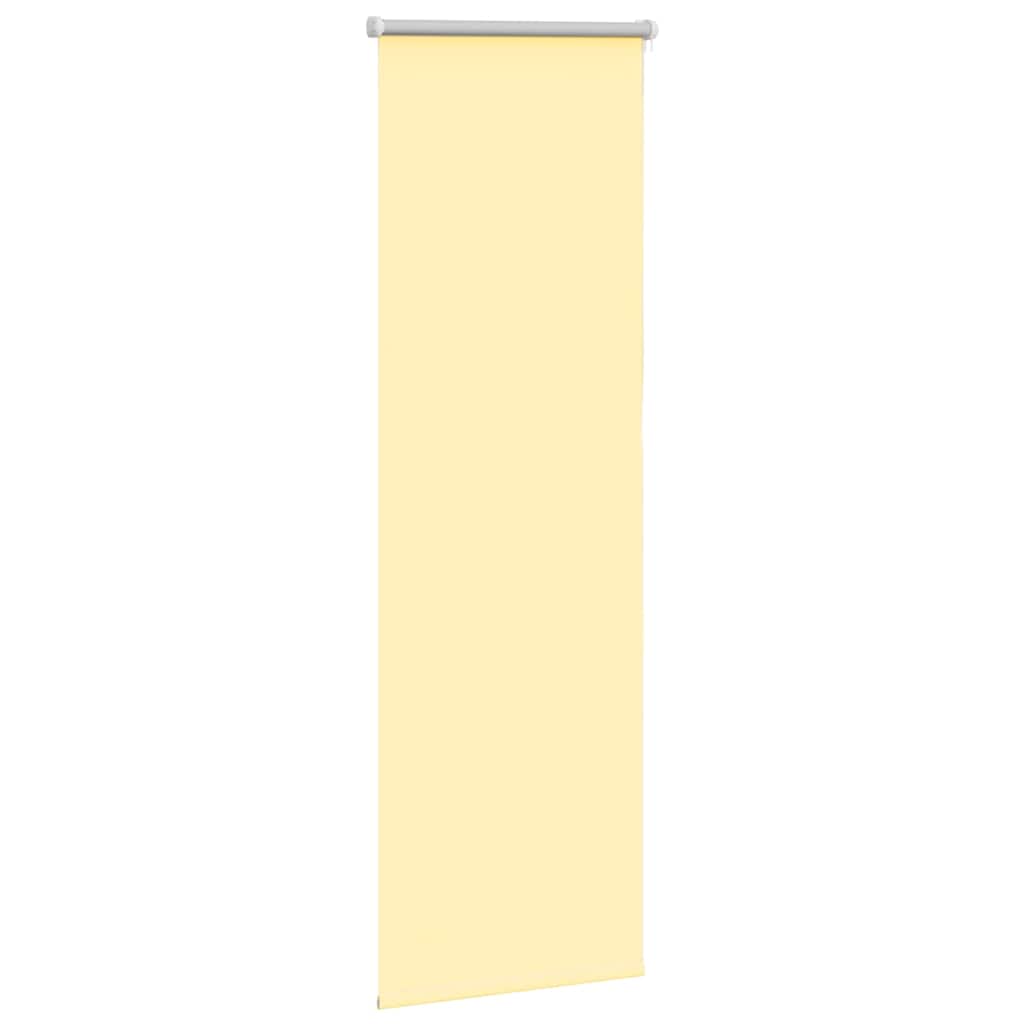 VidaXL estor enrollable 40x130 cm tela opaco amarillo tela ancho 35,7cm