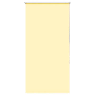 Vidaxl rolgordijn verduisterend 75x130 cm stofbreedte 70,7cm geel