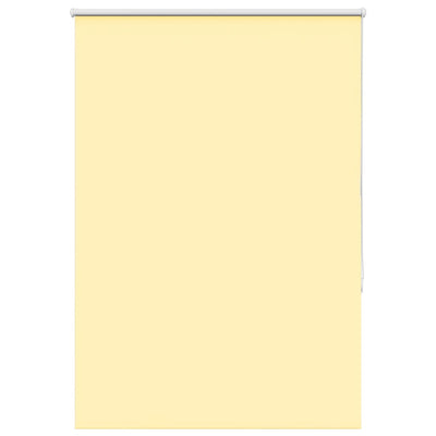 Vidaxl rolgordijn verduisterend 100x130cm stofbreedte 95,7cm geel