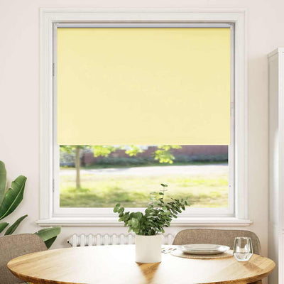 Vidaxl rolgordijn verduisterend 100x130cm stofbreedte 95,7cm geel