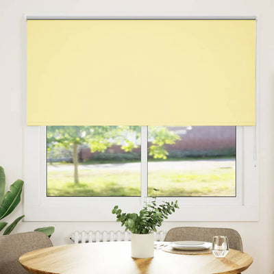 Vidaxx blackout roller blind 145x130 cm fabric width 141.6 cm yellow