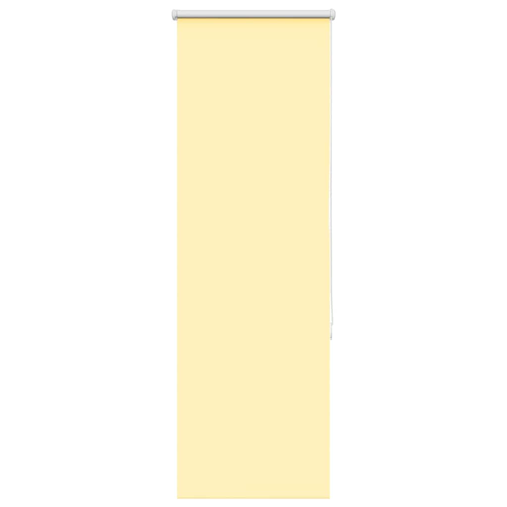 VidaXL estor enrollable 40x150 cm tejido opaco ancho 35,7 cm amarillo