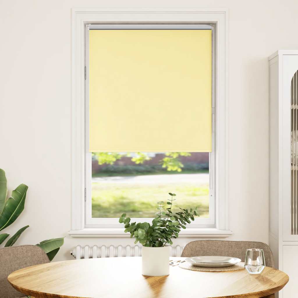 Tenda a rullo oscurante Vidaxx 80x150 cm, larghezza telo 75,7 cm giallo