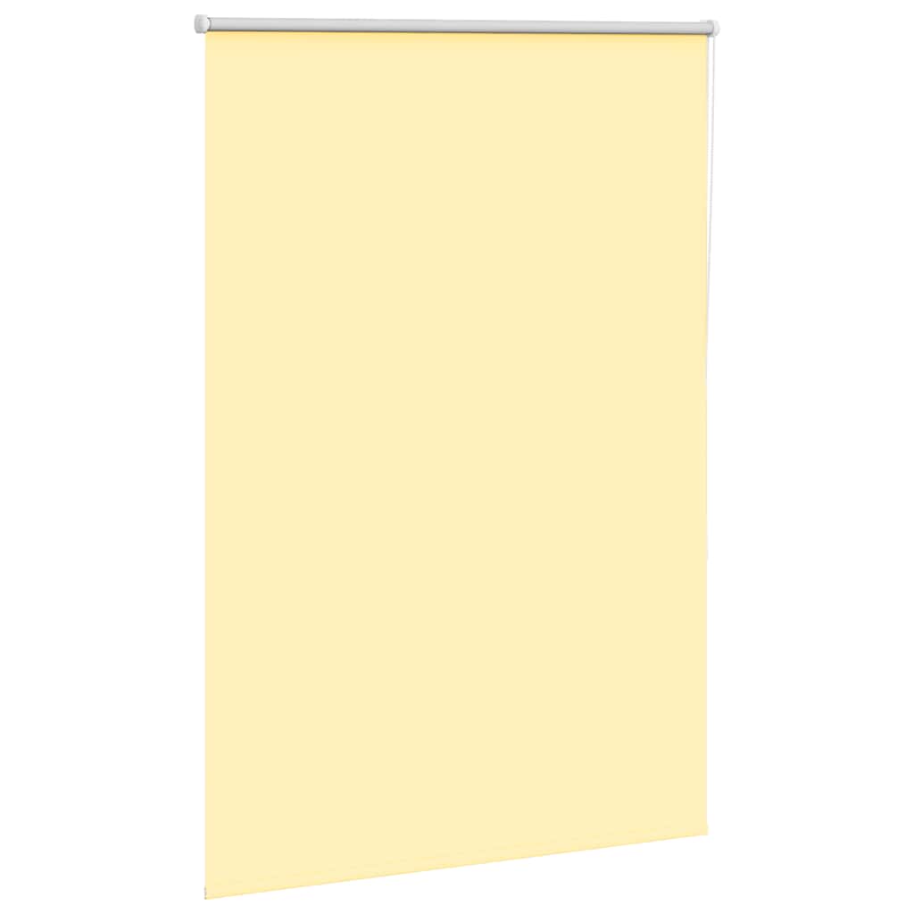 VidaXL estor enrollable 95x150 cm tejido opaco ancho 90,7 cm amarillo
