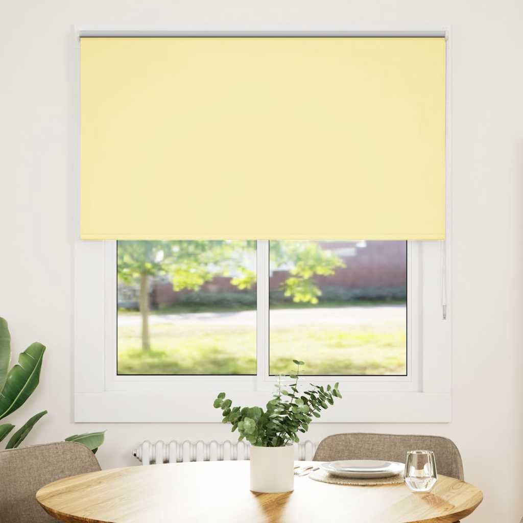 Tenda a rullo oscurante Vidaxx 120x150 cm larghezza tessuto 116,6 cm giallo