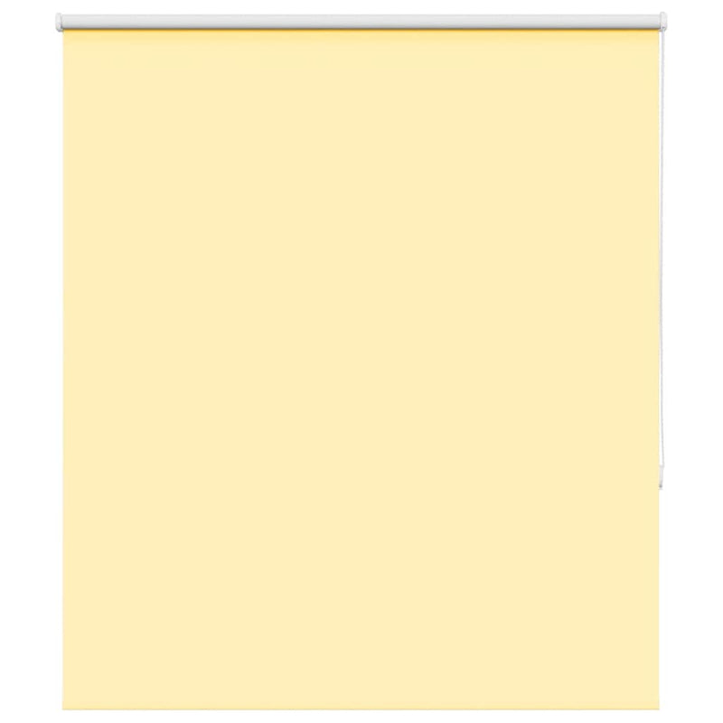 Vidaxx estor enrollable opaco 130x150 cm ancho de tela 126,6 cm amarillo
