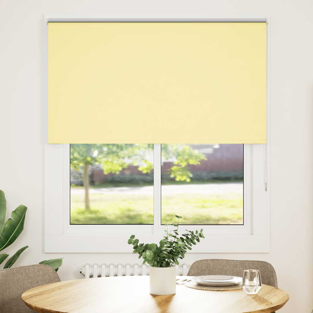 Tenda a rullo oscurante Vidaxx 135x150 cm larghezza tessuto 131,6 cm giallo