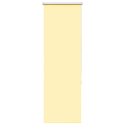 Tenda a rullo Vidaxxl 55x175 cm tessuto oscurante larghezza 50,7 cm giallo