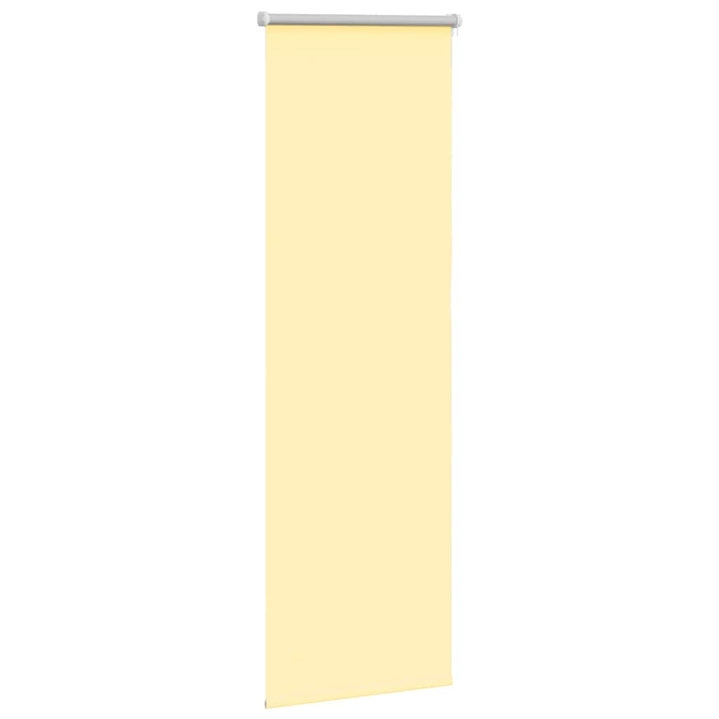 Tenda a rullo Vidaxxl 55x175 cm tessuto oscurante larghezza 50,7 cm giallo