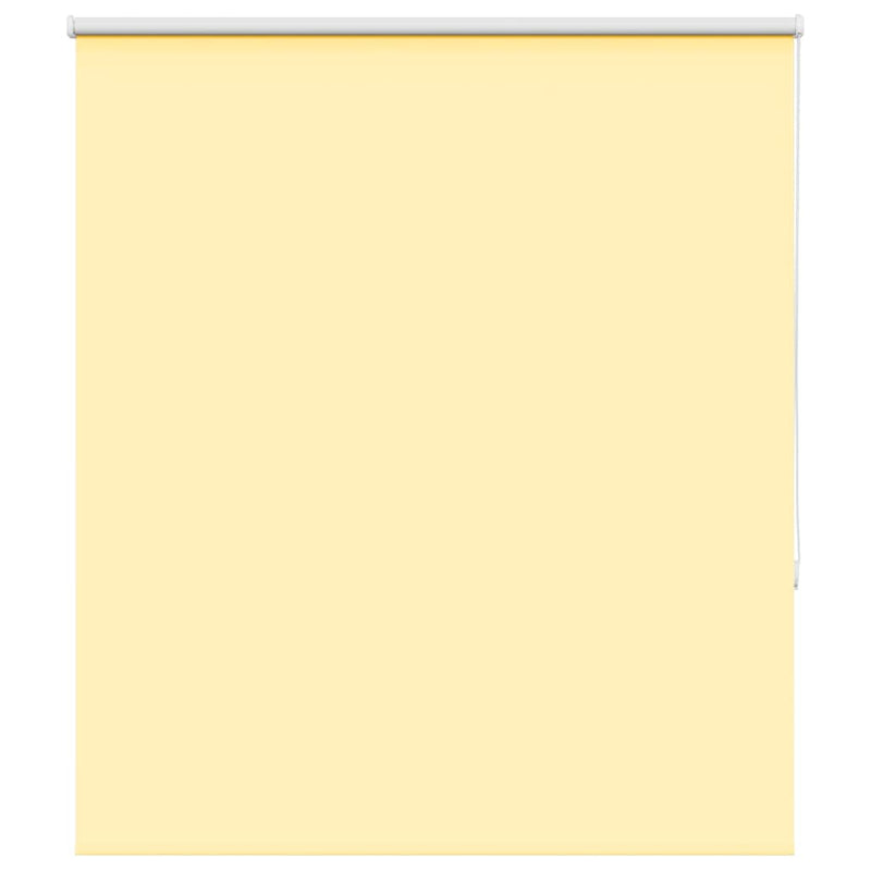Vidaxx estor enrollable opaco 130x175 cm ancho de tela 126,6 cm amarillo