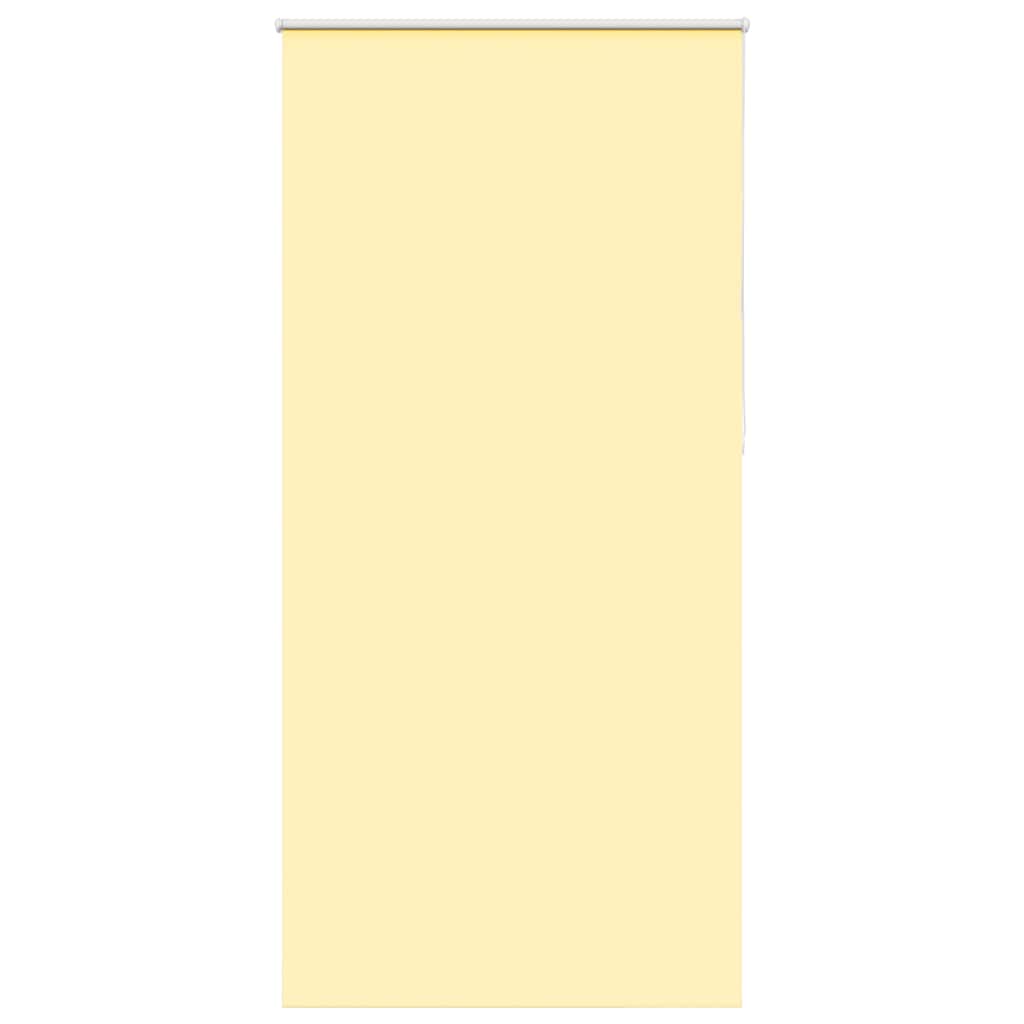 Vidaxx estor enrollable opaco 90x210 cm ancho de tela 85,7 cm amarillo