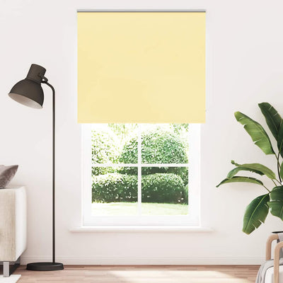 Vidaxl rolgordijn verduisterend 120x210 cm stofbreedte 116,6 cm geel