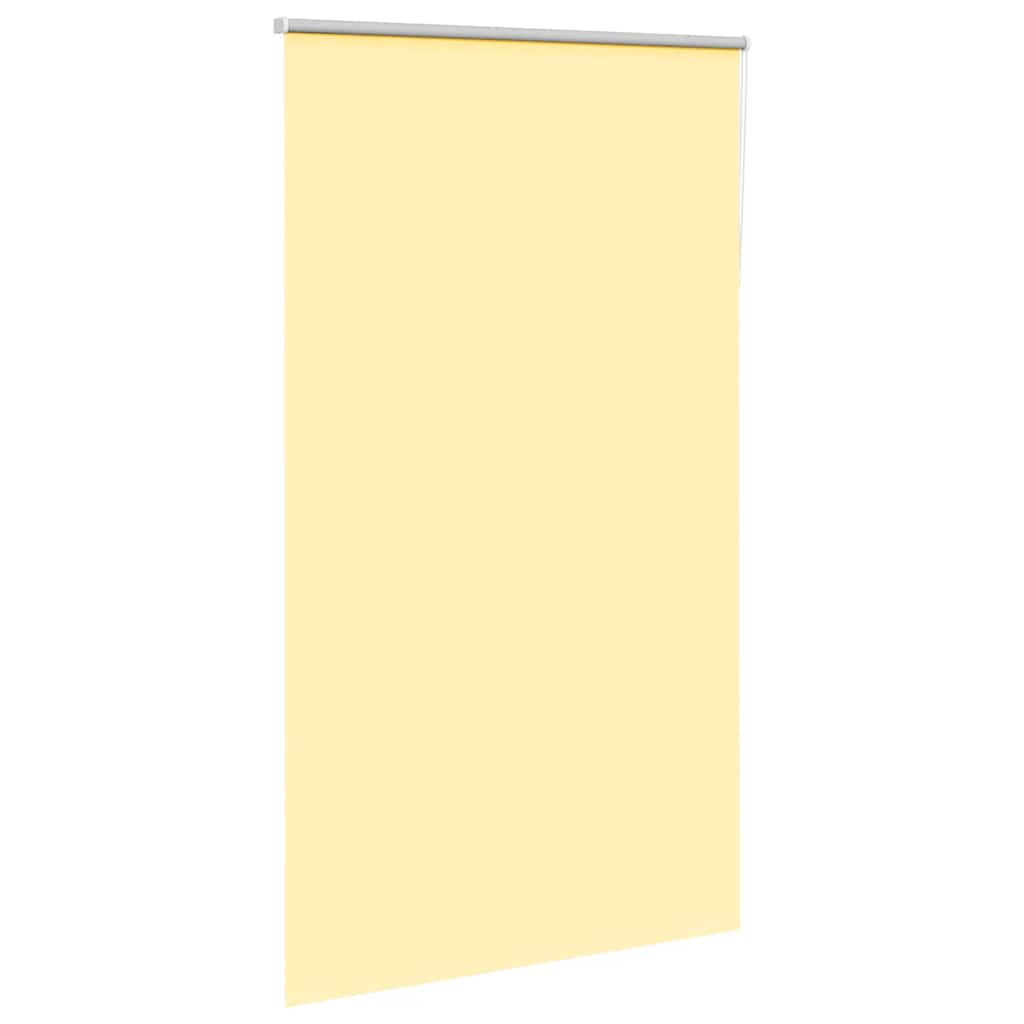 Vidaxx estor enrollable opaco 135x210 cm ancho de tela 131,6 cm amarillo
