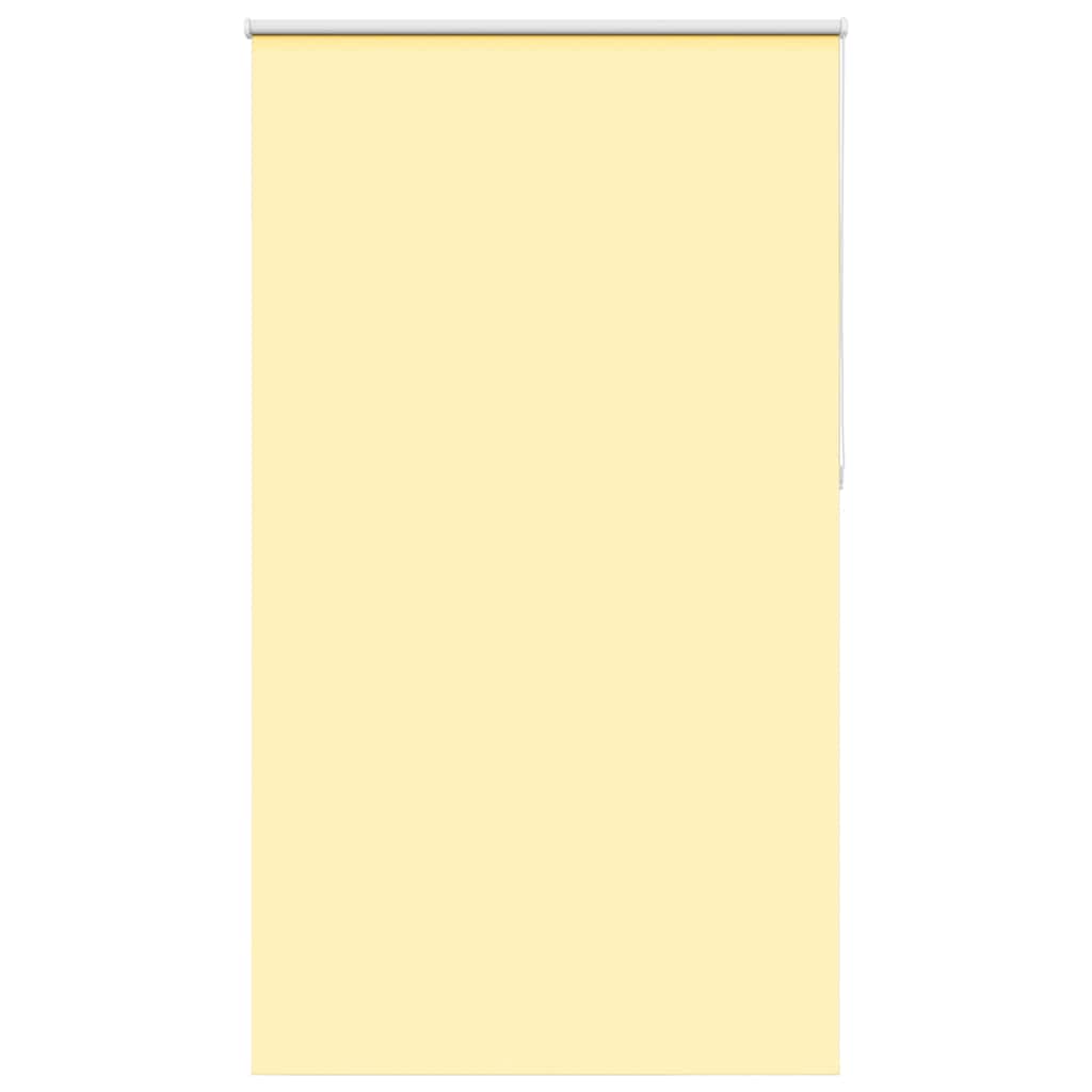 Vidaxx estor enrollable opaco 140x210 cm ancho de tela 136,6 cm amarillo