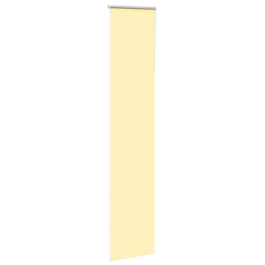 VidaXL estor enrollable 40x230 cm tela opaco amarillo tela ancho 35,7cm