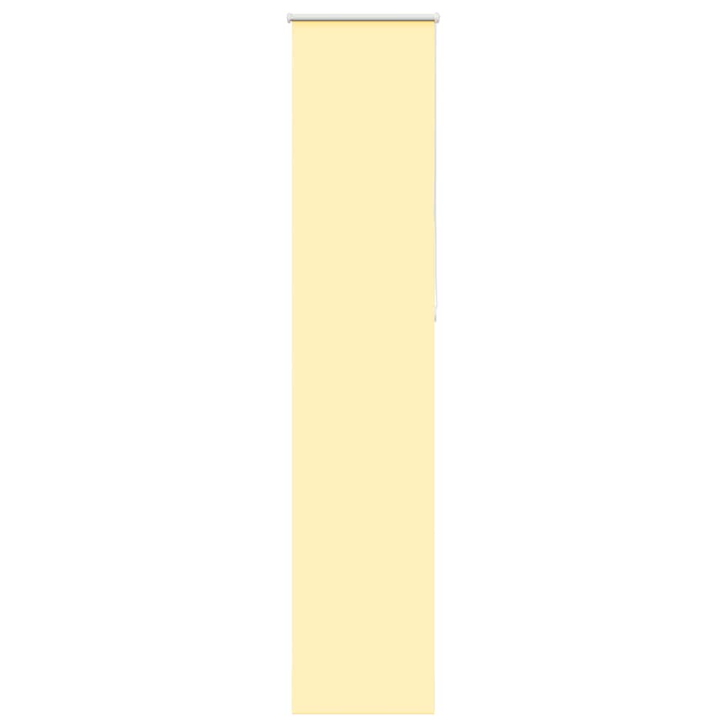 Vidaxx estor enrollable opaco 50x230 cm, ancho de tela 45,7 cm amarillo
