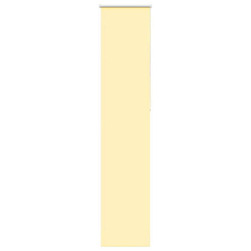 Vidaxx estor enrollable opaco 50x230 cm, ancho de tela 45,7 cm amarillo