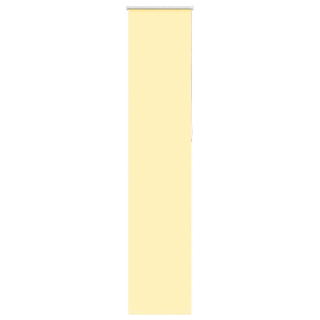 Vidaxx estor enrollable opaco 60x230 cm, ancho de tela 55,7 cm amarillo