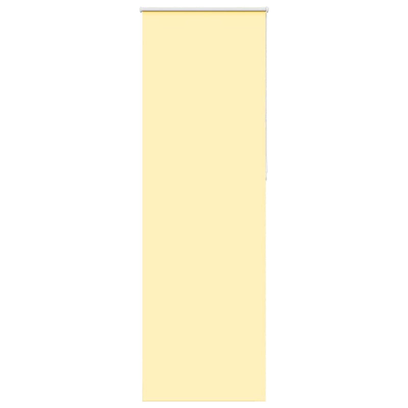 Vidaxl rolgordijn verduisterend 85x230 cm stofbreedte 80,7cm geel