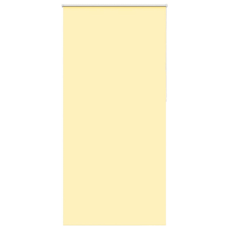 Vidaxx estor enrollable opaco 100x230cm ancho de tela 95,7cm amarillo