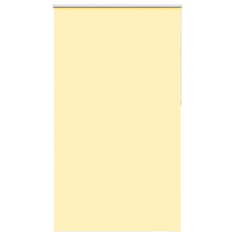 Vidaxx estor enrollable opaco 130x230 cm ancho de tela 126,6 cm amarillo