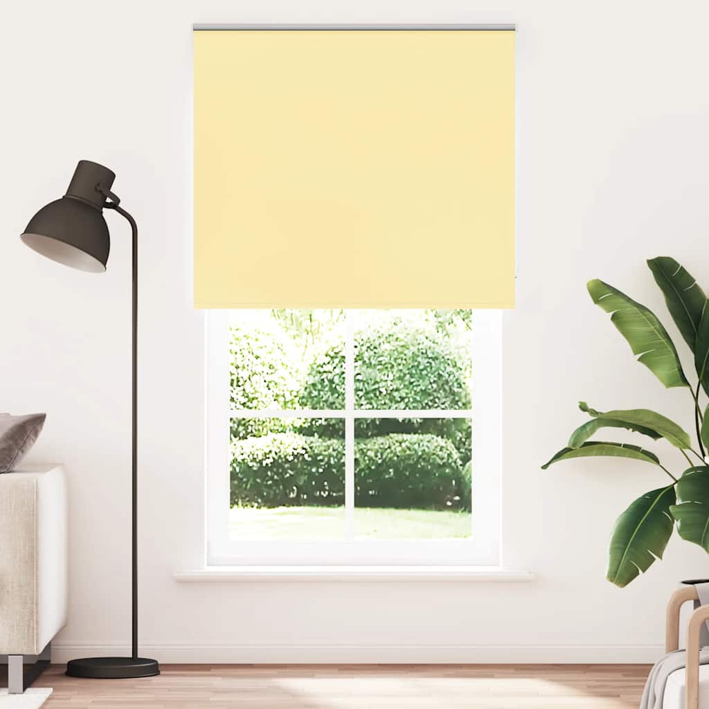 Tenda a rullo oscurante Vidaxx 140x230 cm larghezza tessuto 136,6 cm giallo