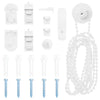 Vidaxxl herraje para persiana enrollable de 20 piezas 25 mm