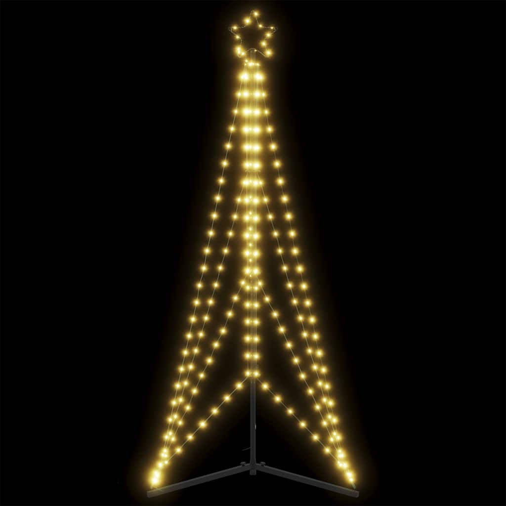 Vidaxl LED Tree di Natale 363 LED COLDI BIANCO 182 CM