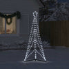 Vidaxl LED Árbol de Navidad 363 LED WHITE CRIO 182 cm