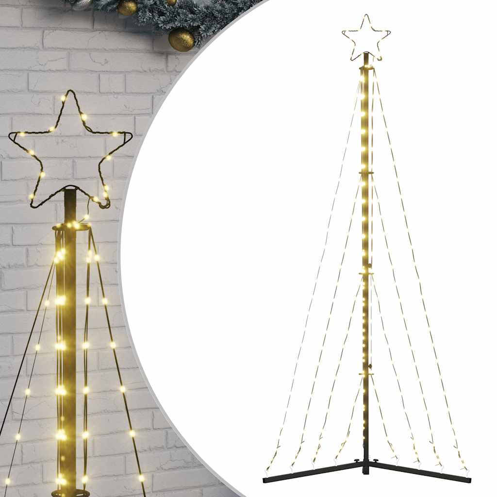 Vidaxl led-kerstboom 339 leds warm wit 182 cm