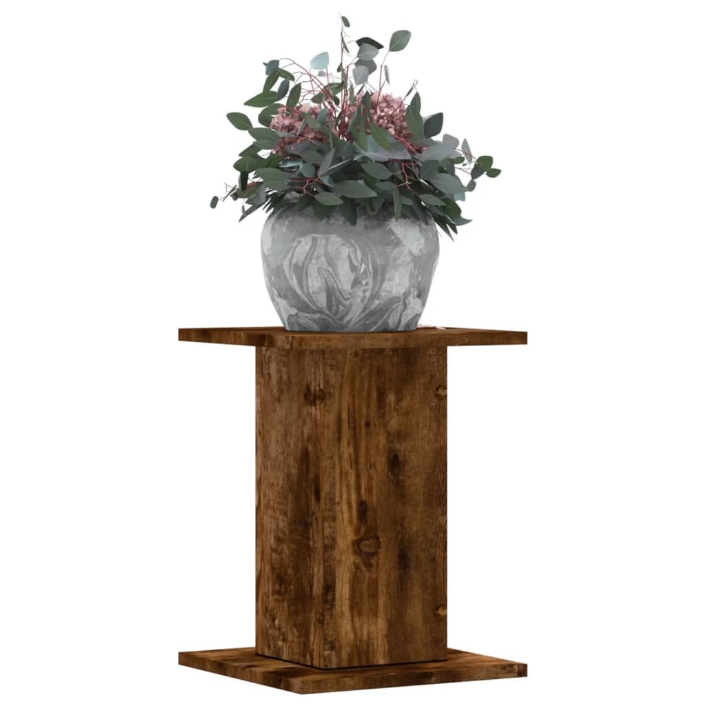 Supporti per piante Vidaxx 2 pz 30x30x40 cm in legno lavorato rovere affumicato