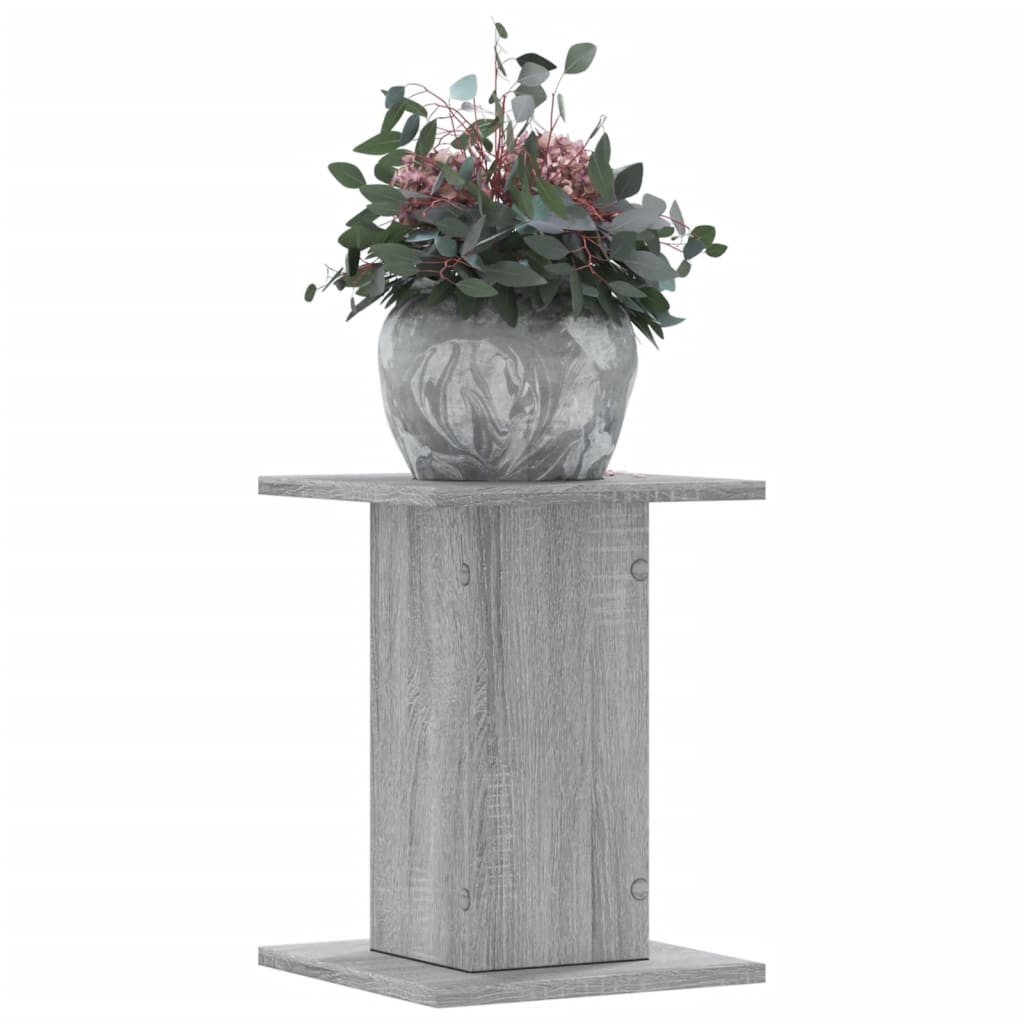 Estándares de plantas Vidaxl 2 PCS 30X30X40 cm de madera procesada Sonoma