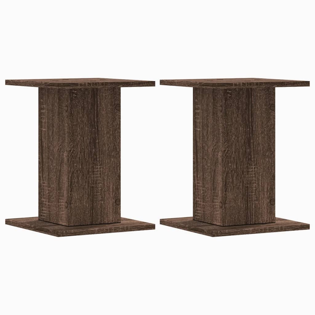 Supporti per piante Vidaxx 2 pezzi 30x30x40 cm in multistrato rovere marrone