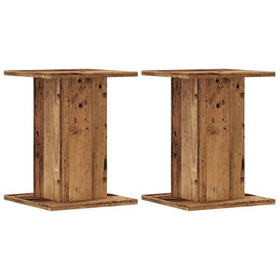 Supporti per piante Vidaxx 2 pz 30x30x40 cm in legno trattato, color legno vecchio