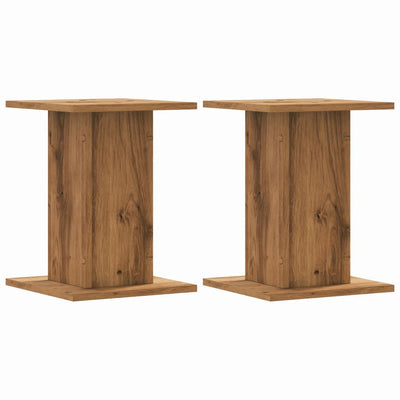 Supporti per piante Vidaxx 2 pezzi 30x30x40 cm in legno di rovere artigianale