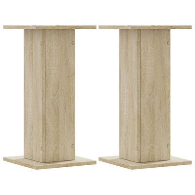 Vidaxl Standard pianta 2 St 30x30x60 cm Oak in legno trasformato in legno