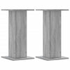 Standard di pianta Vidaxl 2 PC 30x30x60 cm Sonoma grigio in legno trasformato