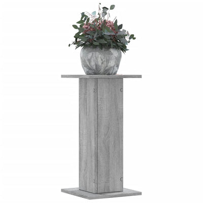 Standard di pianta Vidaxl 2 PC 30x30x60 cm Sonoma grigio in legno trasformato