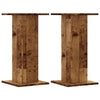 Vidaxx maceteros 2 uds 30x30x60 cm madera tratada color madera vieja