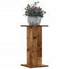 Vidaxx maceteros 2 uds 30x30x60 cm madera tratada color madera vieja