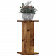 Vidaxx maceteros 2 uds 30x30x60 cm madera tratada color madera vieja